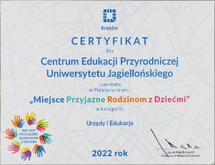 Centrum Edukacji Przyrodniczej UJ laureatem plebiscytu
