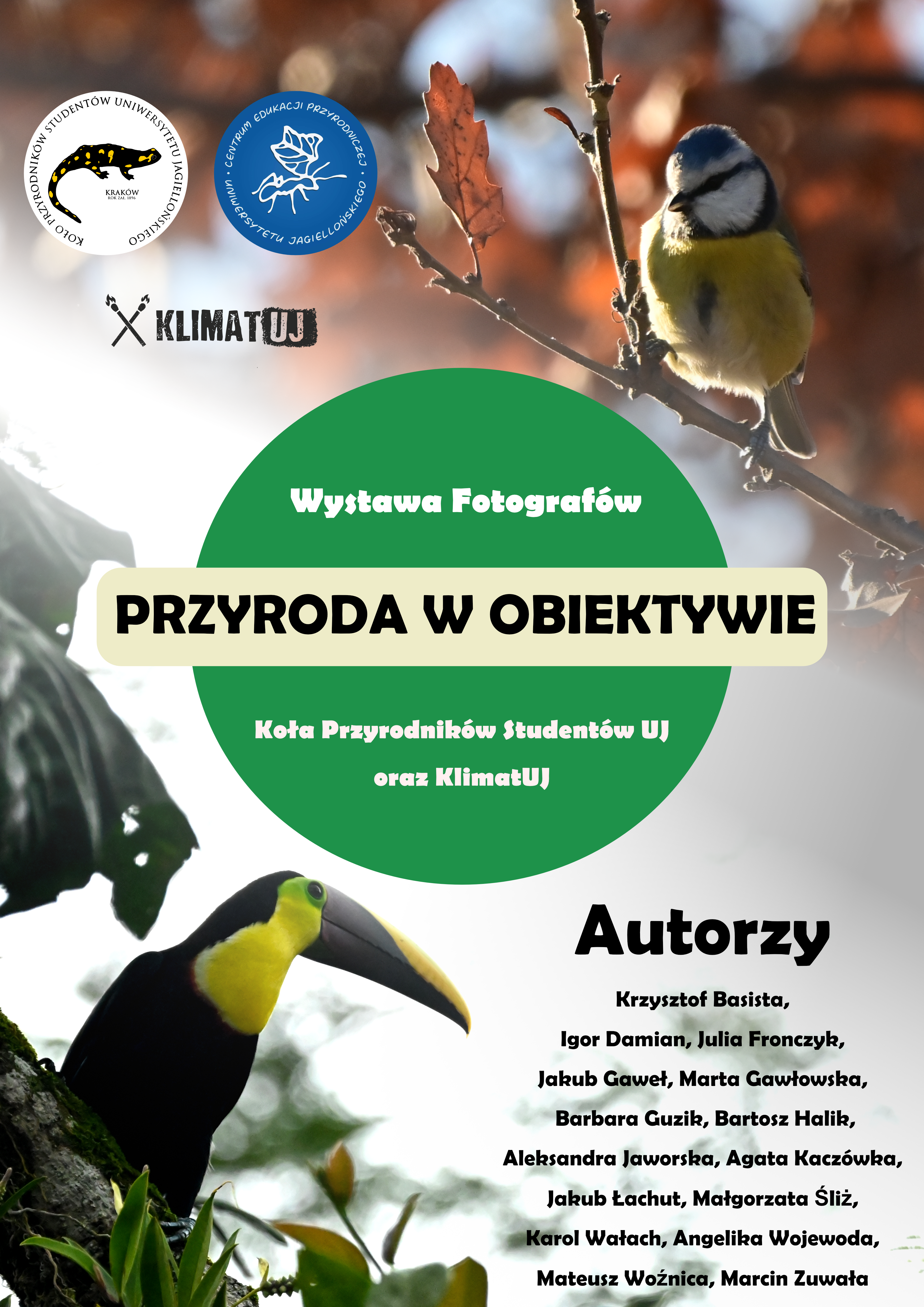 Wystawy Centrum Edukacji Przyrodniczej UJ - Wystawa czasowa "Przyroda w obiektywie 3"