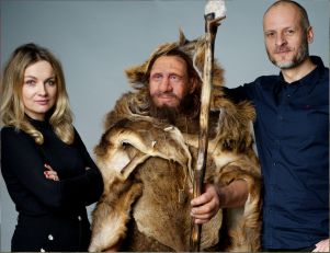 Wydarzenie w Centrum Edukacji Przyrodniczej UJ - wywiad w TVN - mamut